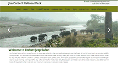Desktop Screenshot of corbettjeepsafari.com