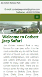 Mobile Screenshot of corbettjeepsafari.com